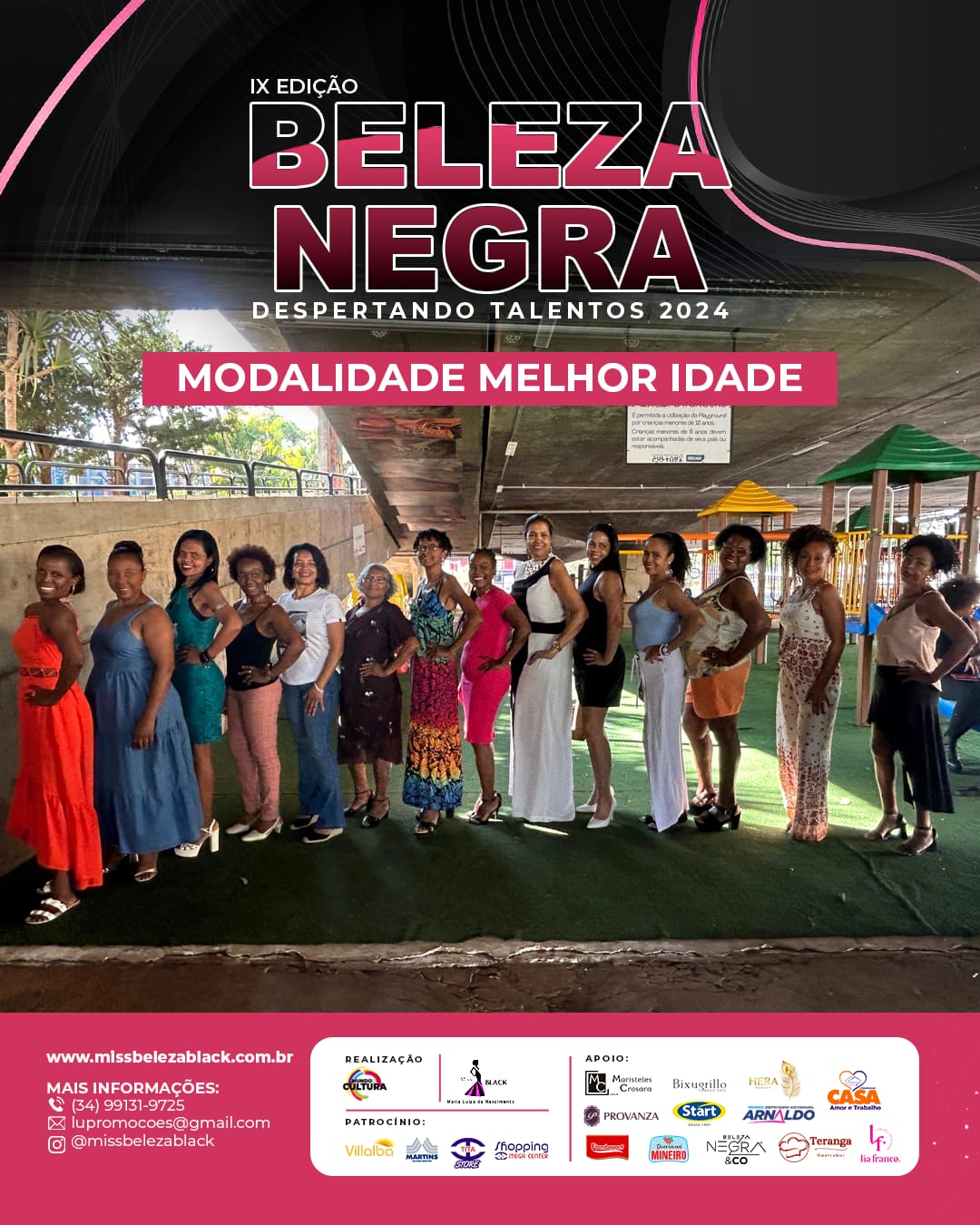 Concurso Beleza Negra 2024 – Modalidade Melhor Idade